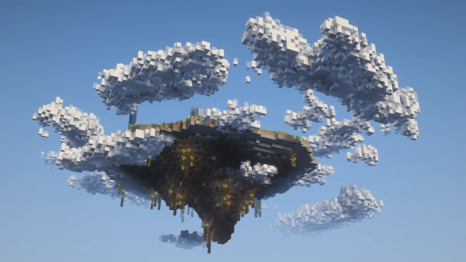 Лесное озеро с бабочкой в мире CUBOMetre